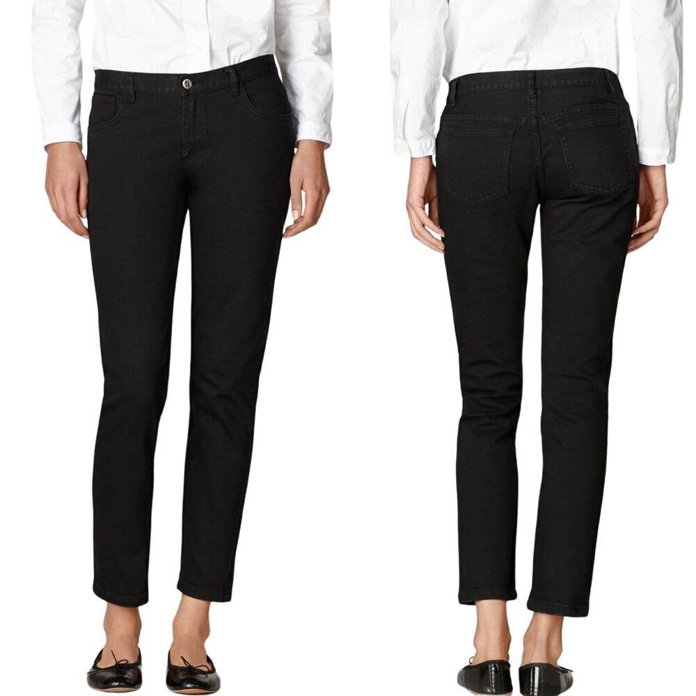 NWT A.P.C. Jean Etroit Court Noir Lave Cropped Skinny Jean Sz 25